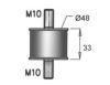 RENAU 5000750630 Rubber Strip, exhaust system